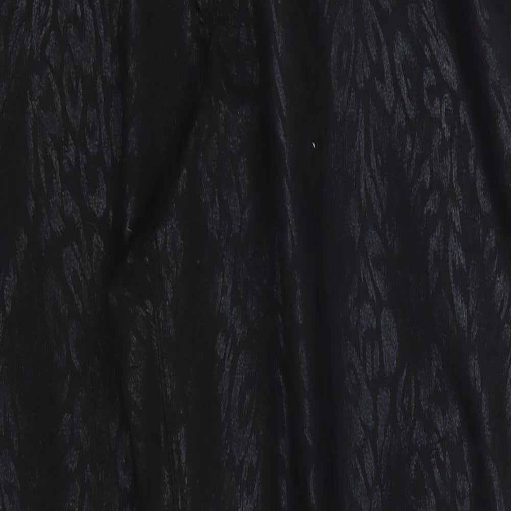 Preworn Womens Black Animal Print Denim Jegging Jeans Size 32 in L29 in