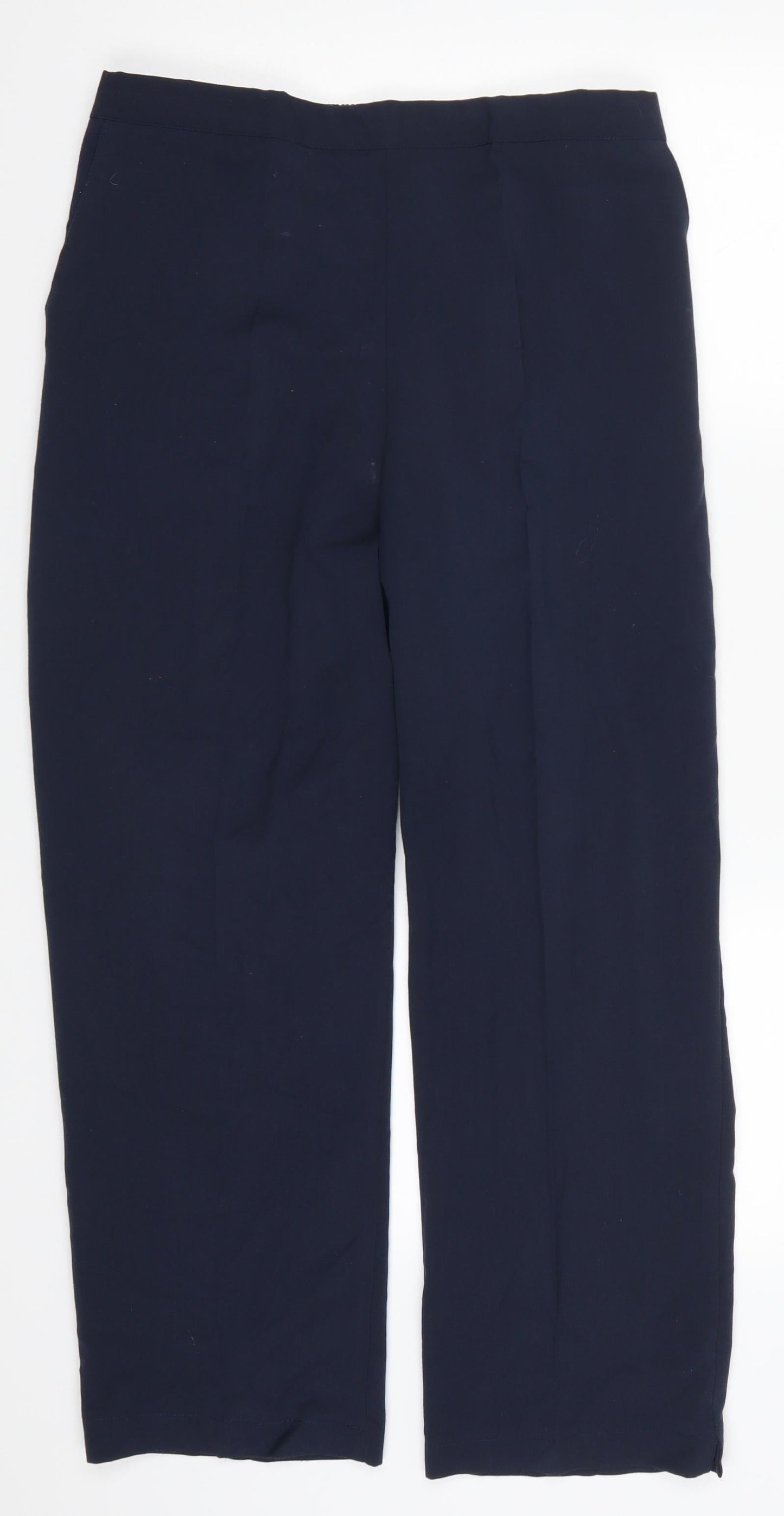 Womens UK Size 32 in Preworn Regular Fit  Blue Trousers