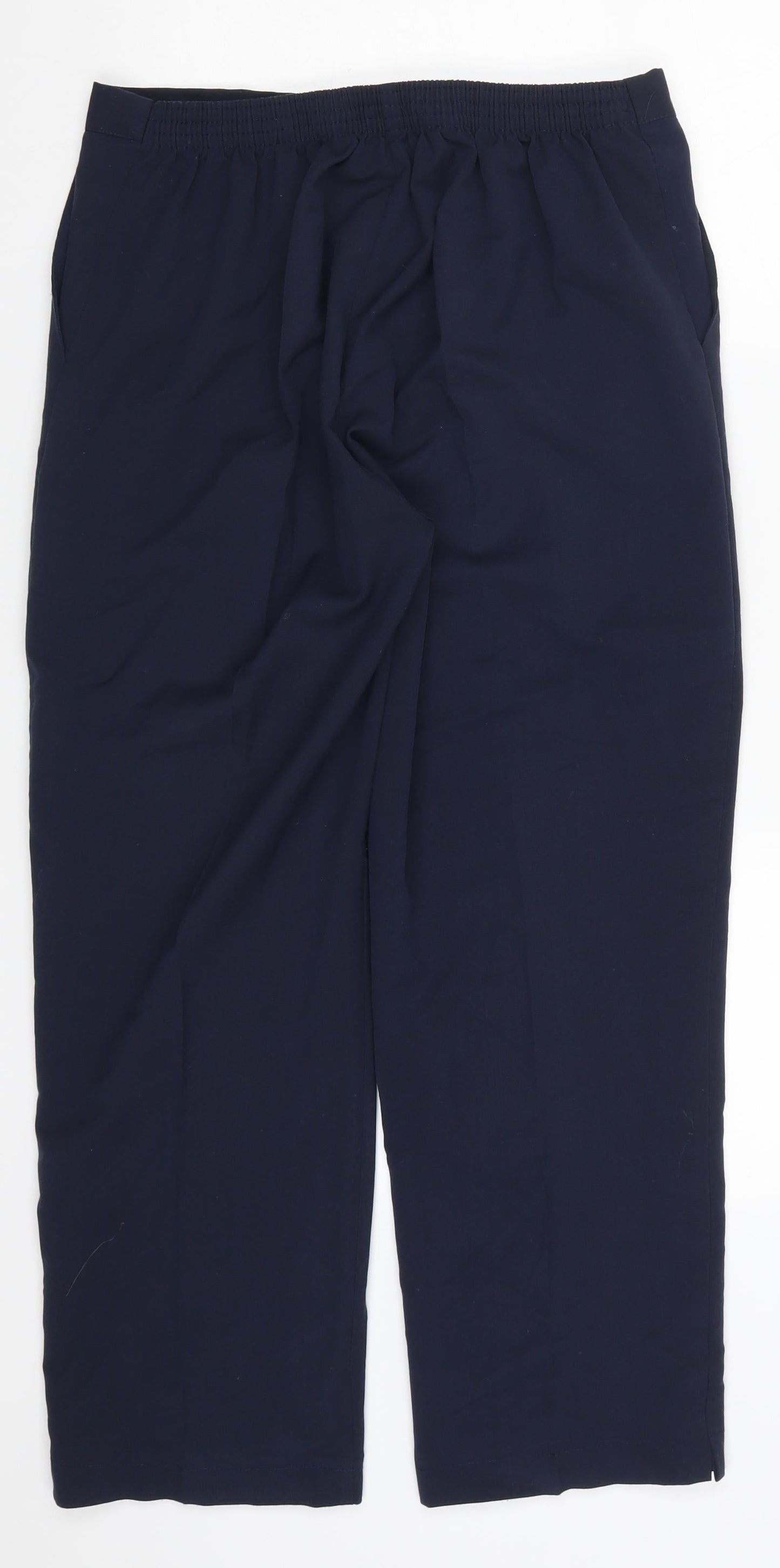 Womens UK Size 32 in Preworn Regular Fit  Blue Trousers