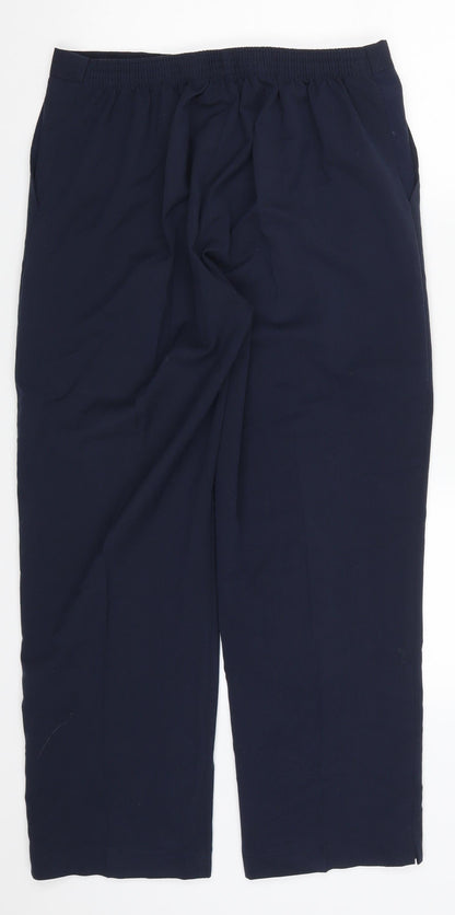 Womens UK Size 32 in Preworn Regular Fit  Blue Trousers