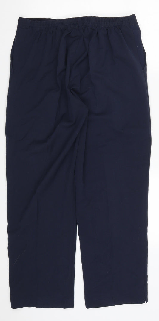 Womens UK Size 32 in Preworn Regular Fit  Blue Trousers