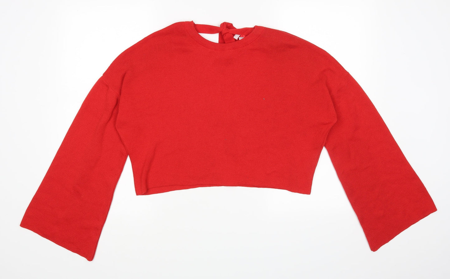 Primark Womens Red   Cropped T-Shirt Size 12