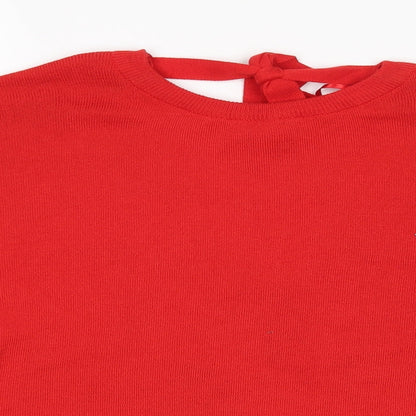 Primark Womens Red   Cropped T-Shirt Size 12