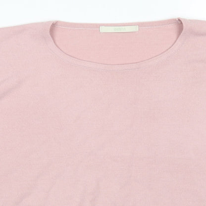 M&S Womens Pink   Basic T-Shirt Size 12