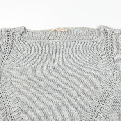 Berksha Womens Grey   Pullover Jumper Size M