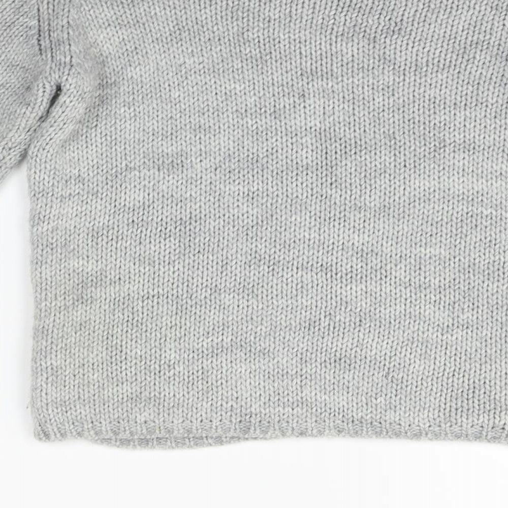 Berksha Womens Grey   Pullover Jumper Size M