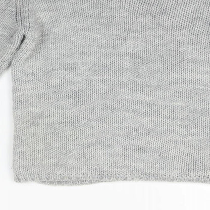 Berksha Womens Grey   Pullover Jumper Size M
