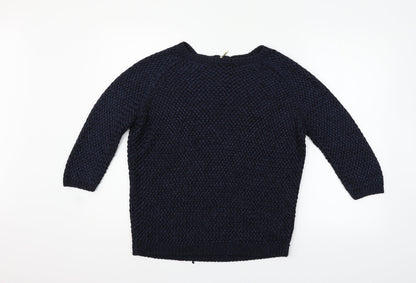 Wallis Womens Blue   Pullover Jumper Size S