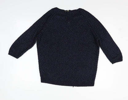 Wallis Womens Blue   Pullover Jumper Size S