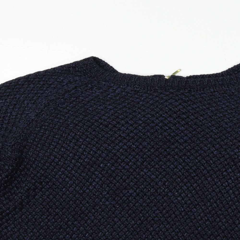 Wallis Womens Blue   Pullover Jumper Size S