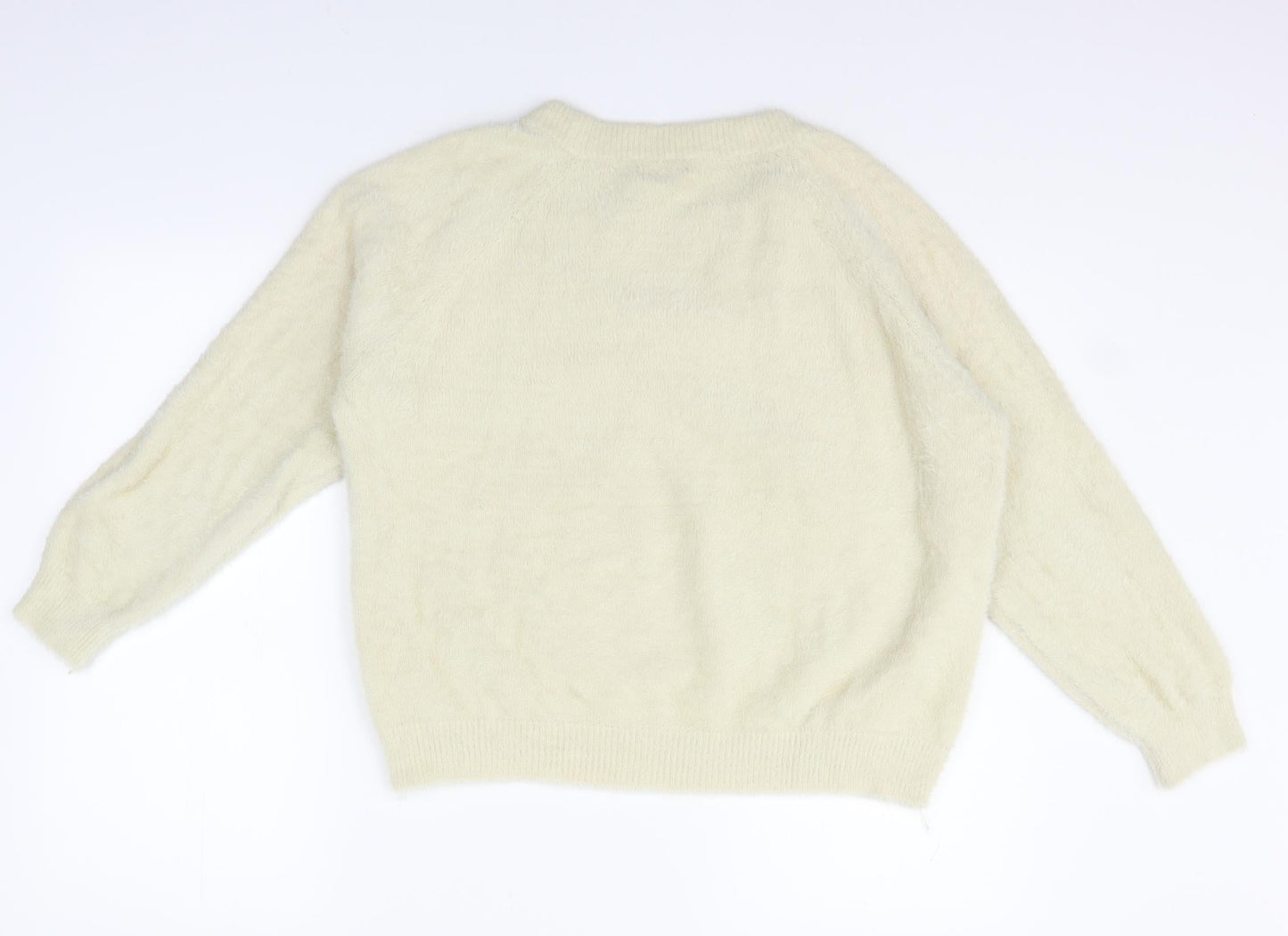 Remix Womens Beige   Pullover Jumper Size XL
