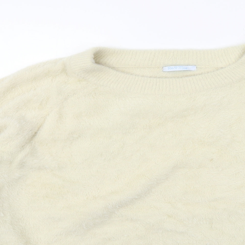 Remix Womens Beige   Pullover Jumper Size XL