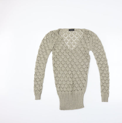 Cocogio Womens Beige   Pullover Jumper Size S
