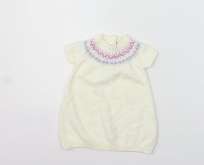 Cherokee Girls Yellow   Jumper Dress  Size 0-3 Months