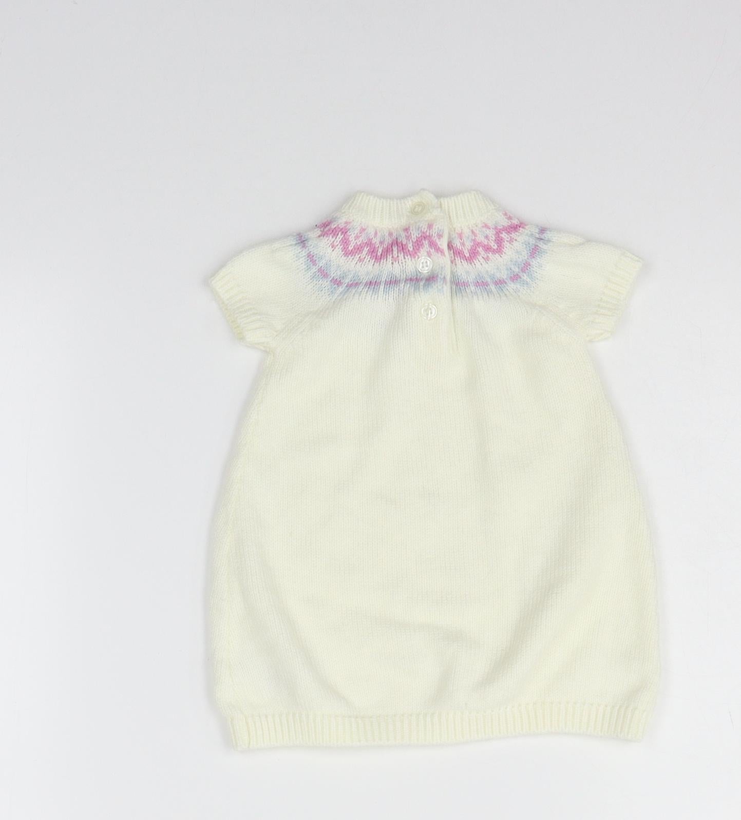 Cherokee Girls Yellow   Jumper Dress  Size 0-3 Months