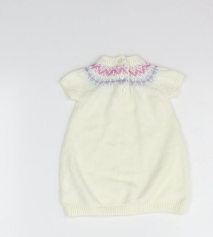 Cherokee Girls Yellow   Jumper Dress  Size 0-3 Months