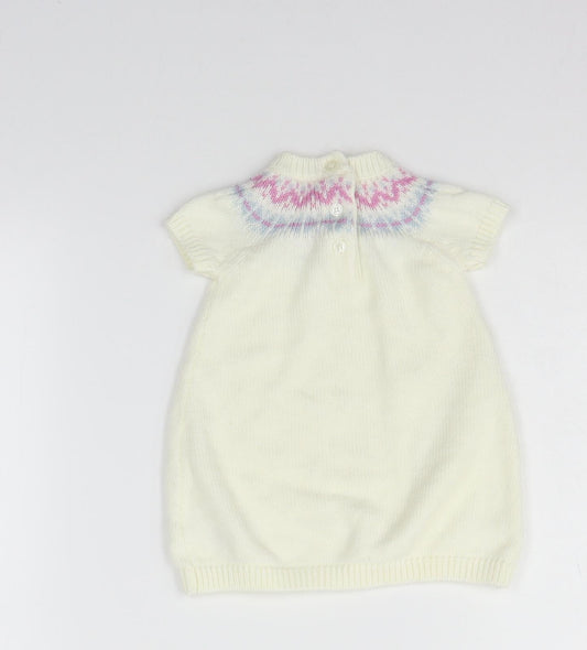 Cherokee Girls Yellow   Jumper Dress  Size 0-3 Months