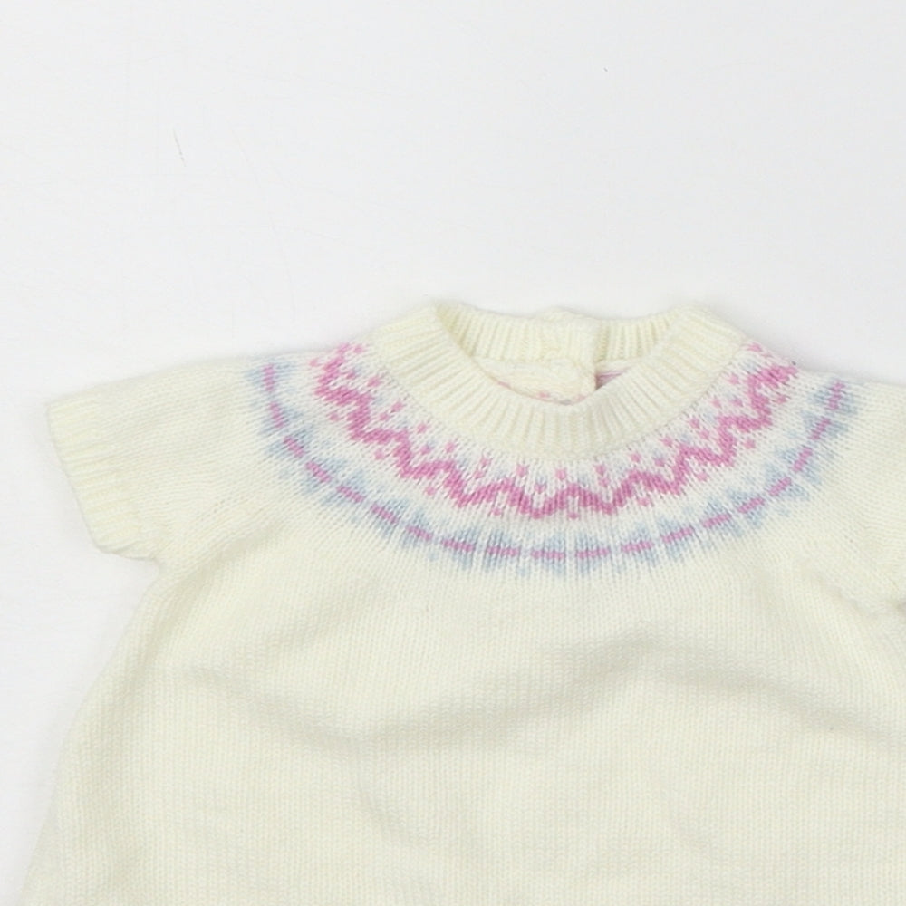 Cherokee Girls Yellow   Jumper Dress  Size 0-3 Months