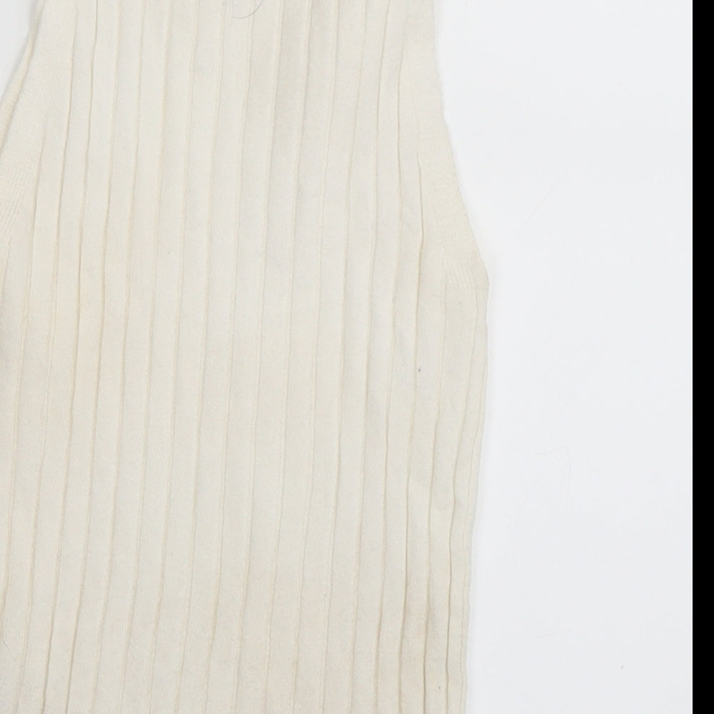 Primark Womens White   Basic Tank Size 2XS