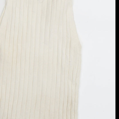 Primark Womens White   Basic Tank Size 2XS