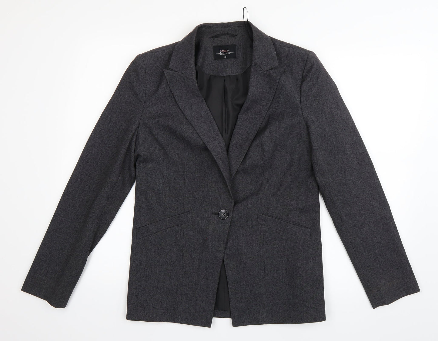Papaya Womens Grey   Jacket Blazer Size 10