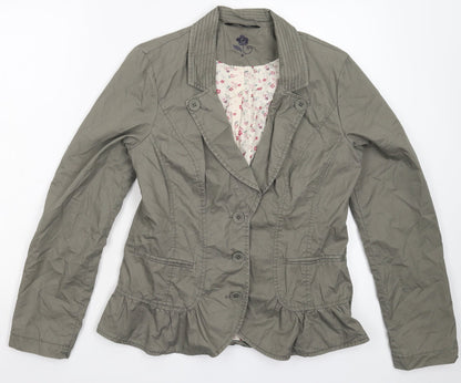 Debenhams Womens Grey   Jacket Blazer Size 10