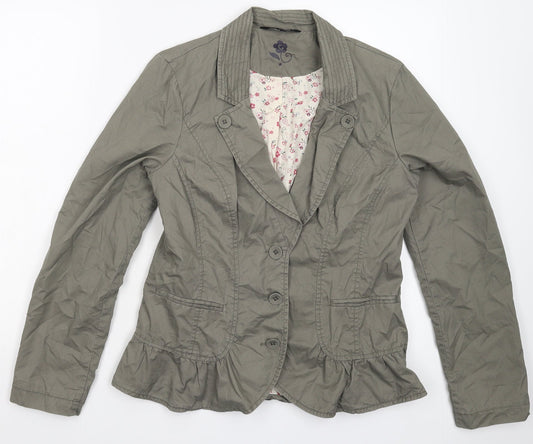 Debenhams Womens Grey   Jacket Blazer Size 10