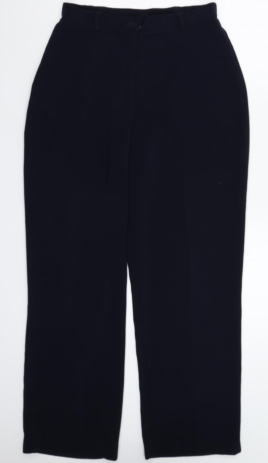 First Avenue Womens Blue   Dress Pants Trousers Size 12 L29 in