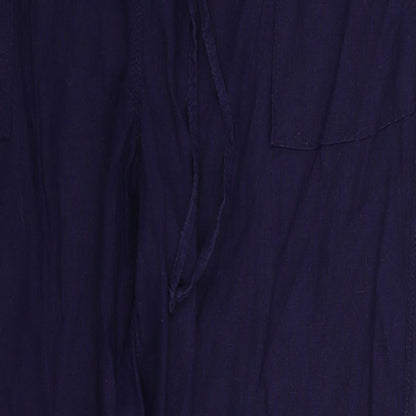 Womens UK Size 16 Marks and Spencer Regular Fit  Blue Trousers