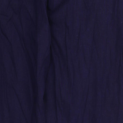 Womens UK Size 16 Marks and Spencer Regular Fit  Blue Trousers