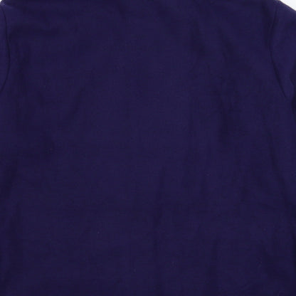 Anne De Lancay Womens Blue  Fleece Jacket  Size M