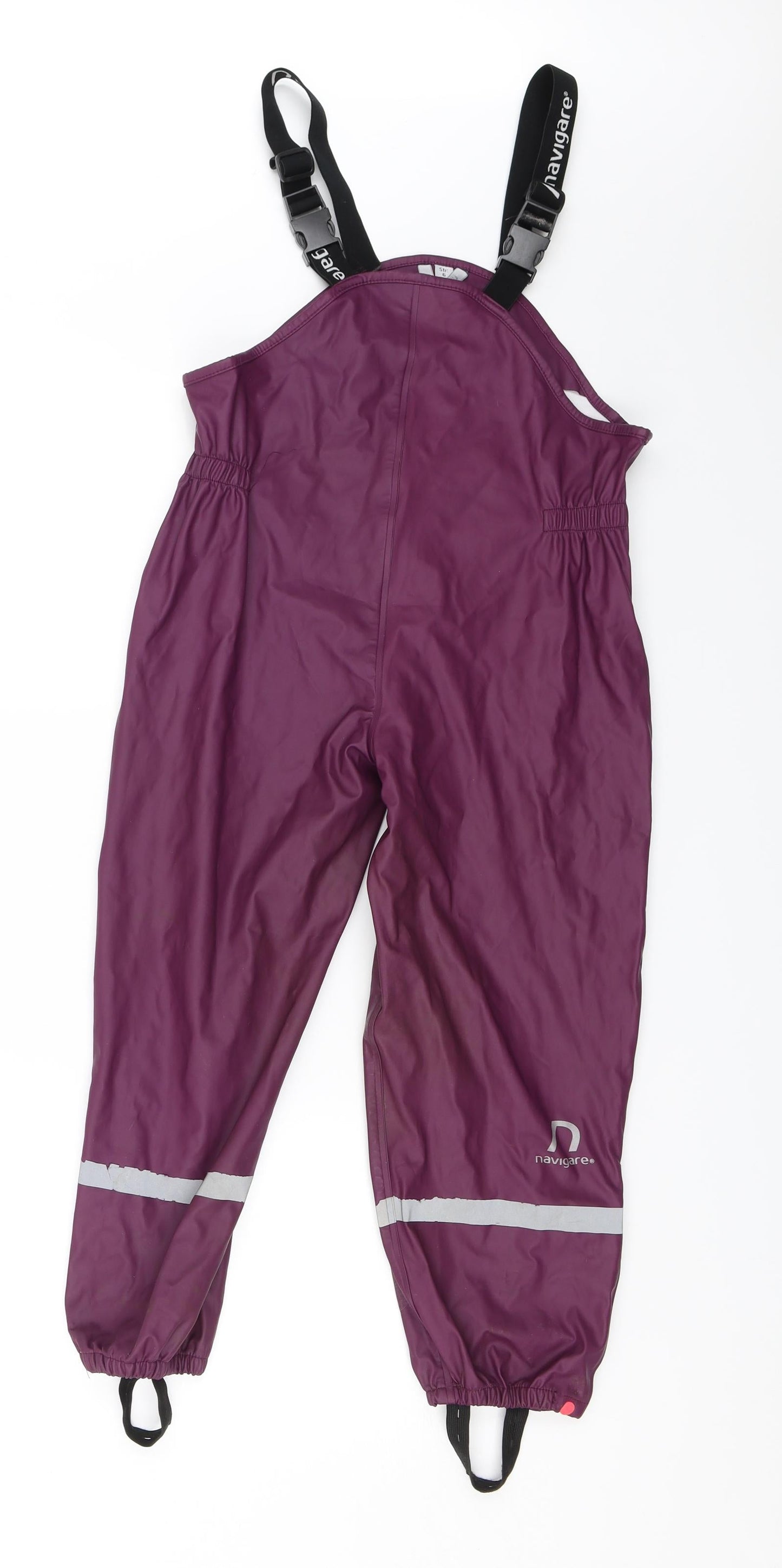 Navigare Womens Purple   Rain Trousers Trousers Size 6 L20 in
