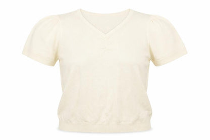 Essentials Collection Womens White   Basic T-Shirt Size 12