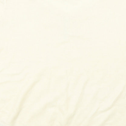 Essential Collection Womens White   Basic T-Shirt Size 12