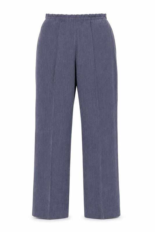 Womens UK Size 10 Bonmarché Regular Fit  Blue Trousers