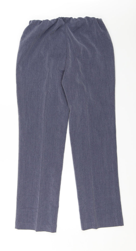 Womens UK Size 10 Bonmarché Regular Fit  Blue Trousers