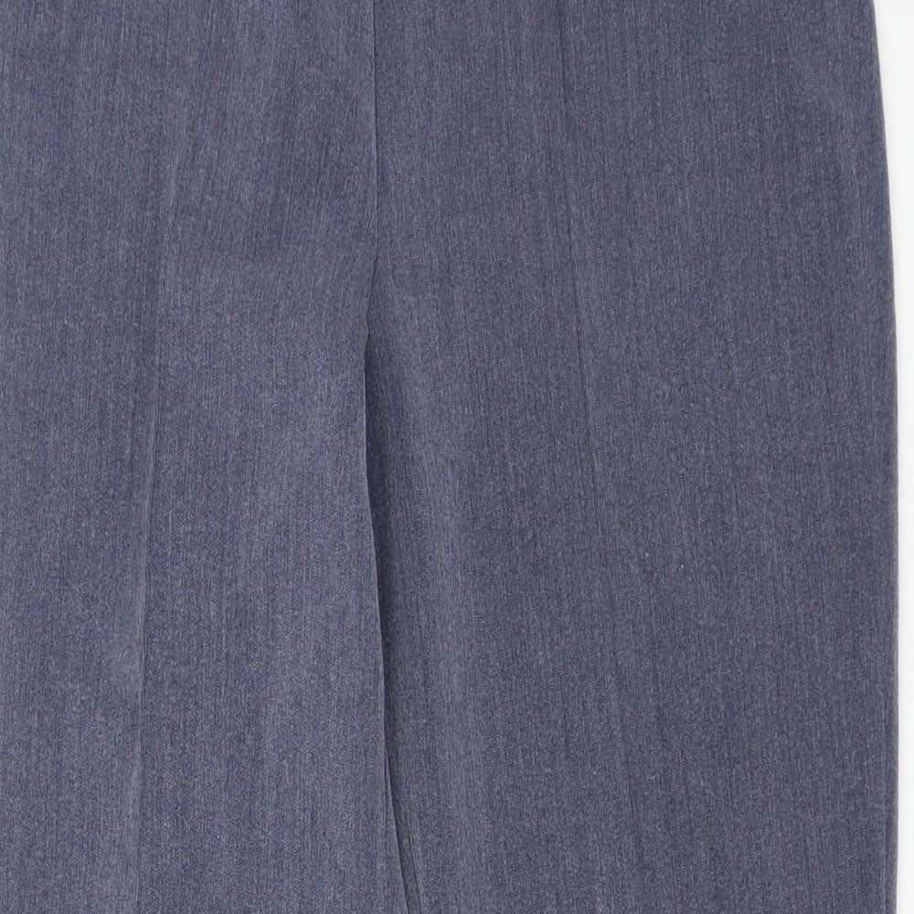 Womens UK Size 10 Bonmarché Regular Fit  Blue Trousers