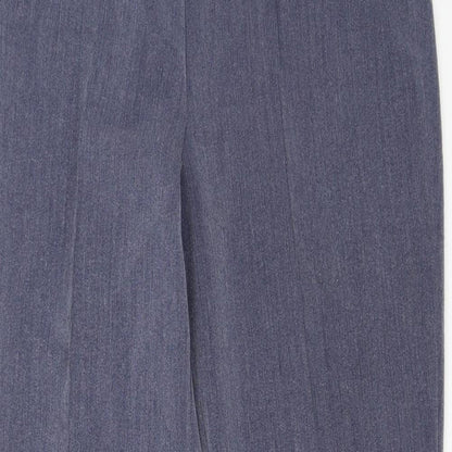 Womens UK Size 10 Bonmarché Regular Fit  Blue Trousers