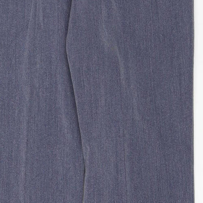 Womens UK Size 10 Bonmarché Regular Fit  Blue Trousers