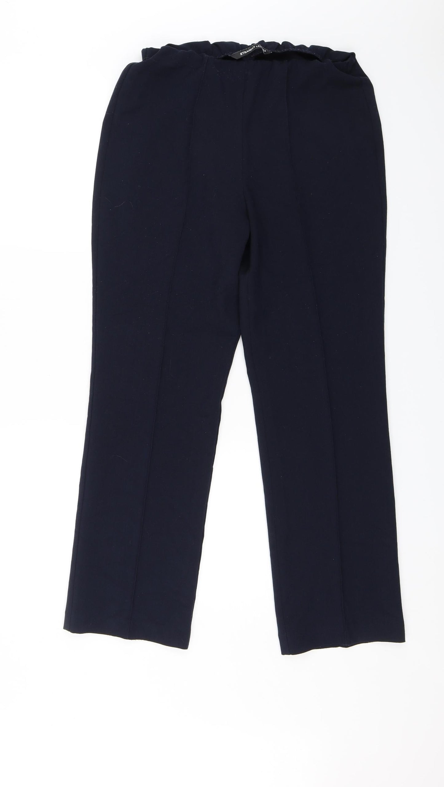 Womens UK Size 10 Bonmarché Regular Fit  Blue Trousers