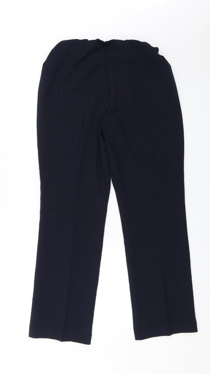 Womens UK Size 10 Bonmarché Regular Fit  Blue Trousers