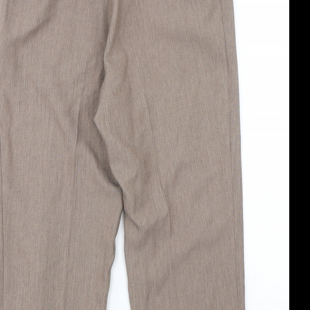 M&S Womens Brown   Capri Trousers Size 12 L20 in