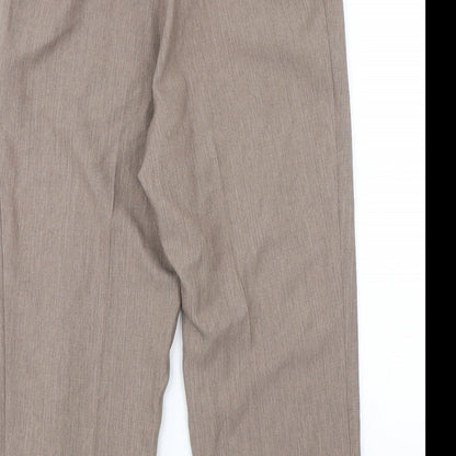 M&S Womens Brown   Capri Trousers Size 12 L20 in