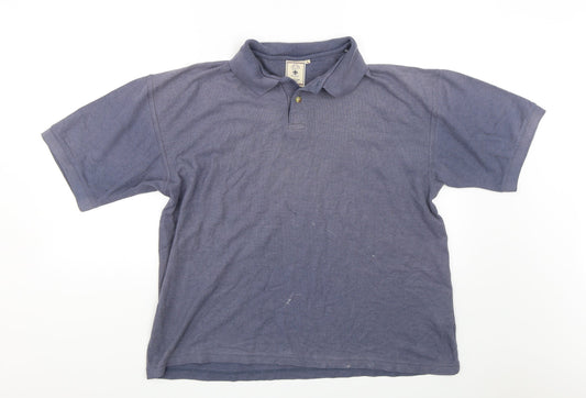 Preworn Mens Blue    Polo Size L
