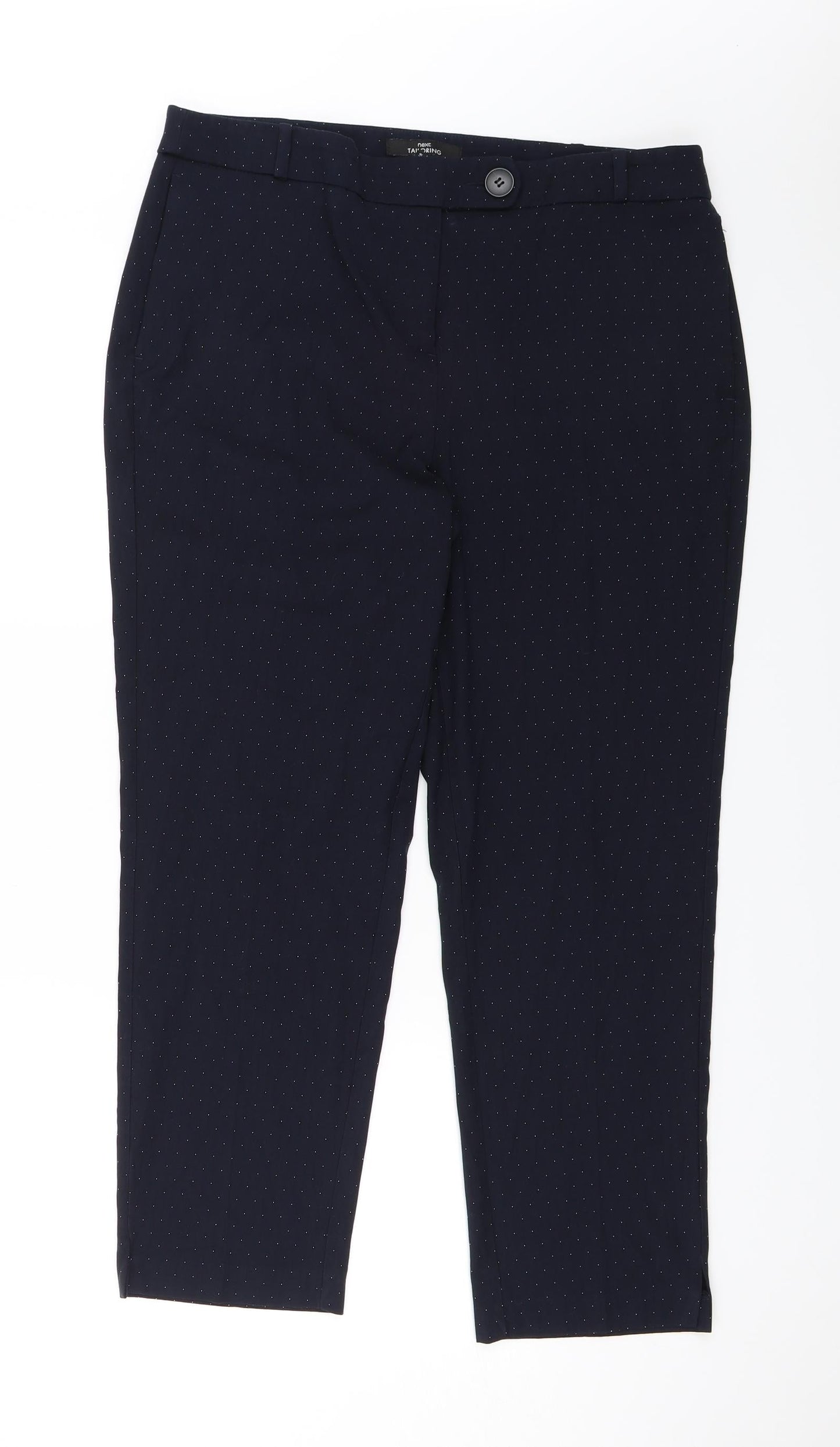 Womens UK Size 14 NEXT Regular Fit Dress Pants Blue Trousers