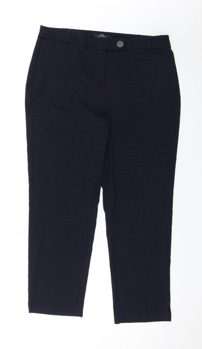 Womens UK Size 14 NEXT Regular Fit Dress Pants Blue Trousers