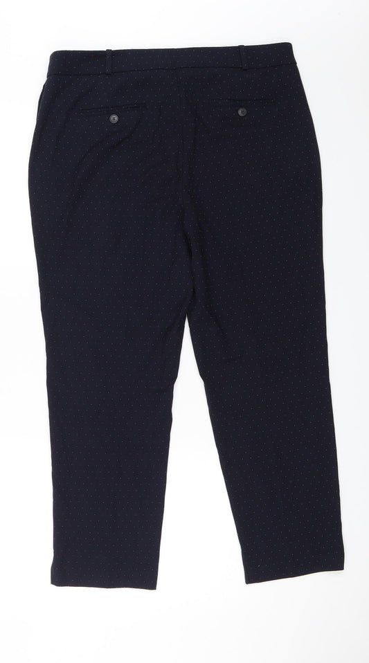 Womens UK Size 14 NEXT Regular Fit Dress Pants Blue Trousers