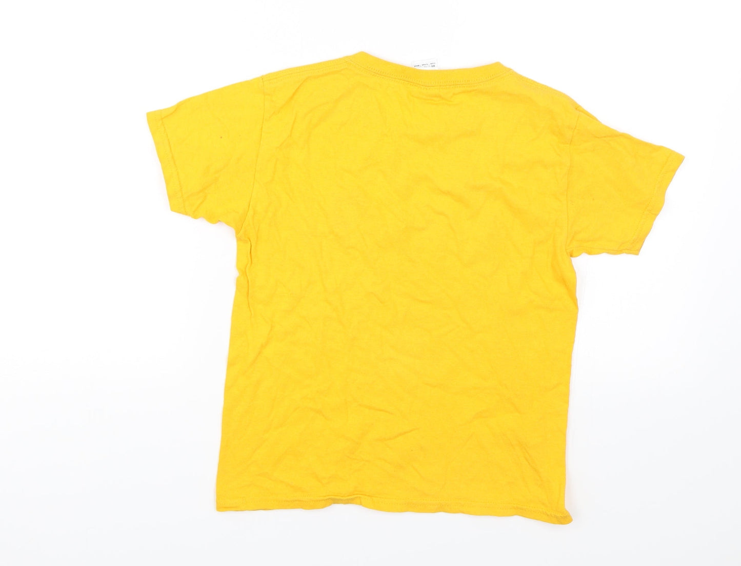 Gilden Girls Yellow   Basic T-Shirt Size XS  - Highfield Middle School