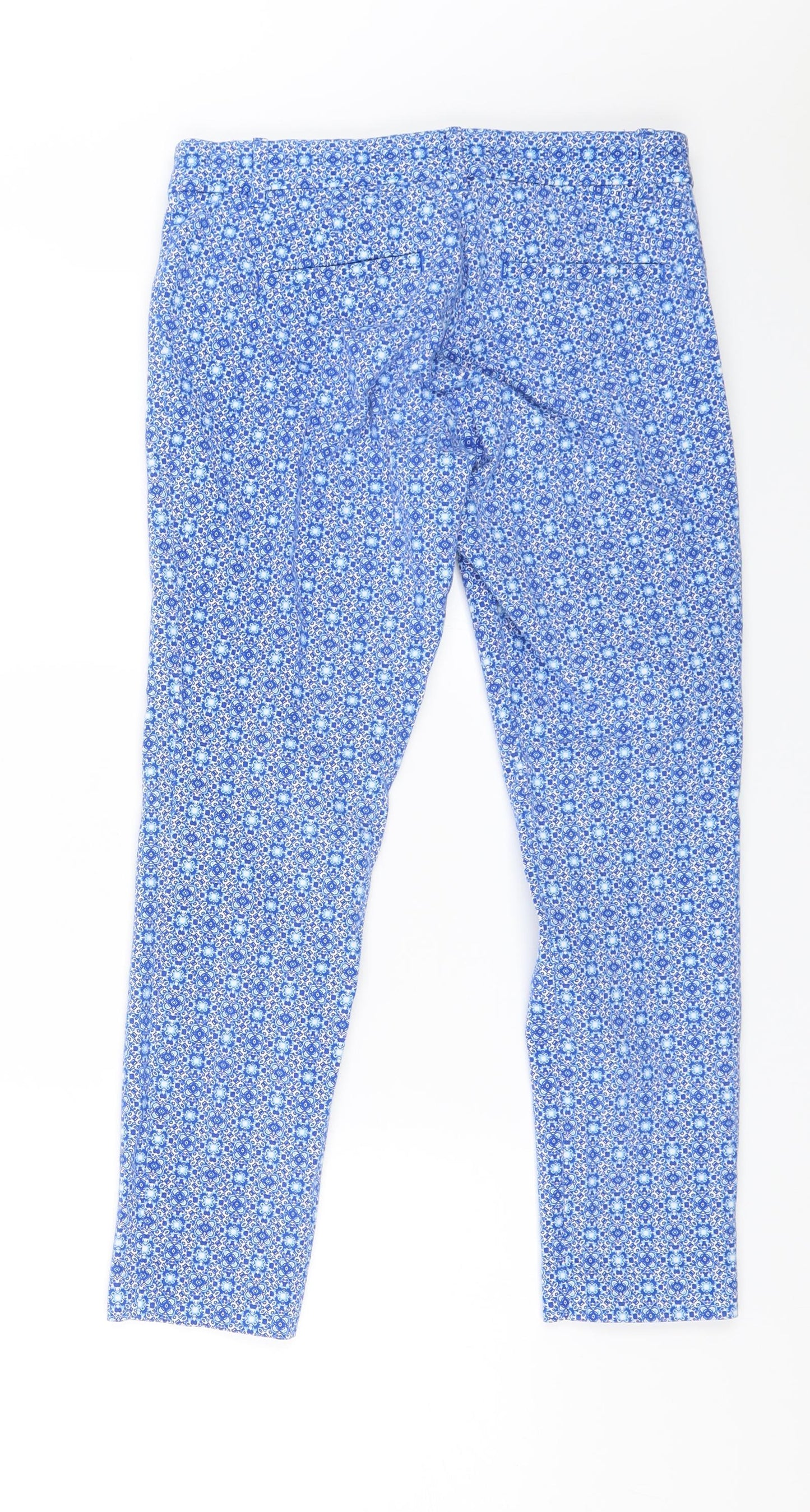 Womens UK Size 4 Gap Regular Fit  Blue Trousers