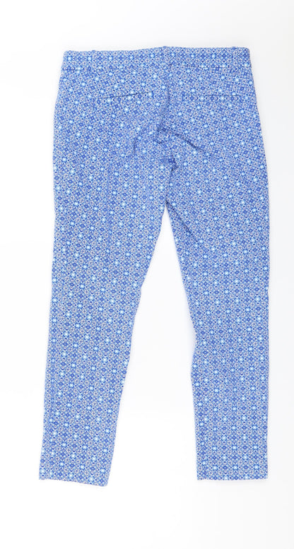 Womens UK Size 4 Gap Regular Fit  Blue Trousers
